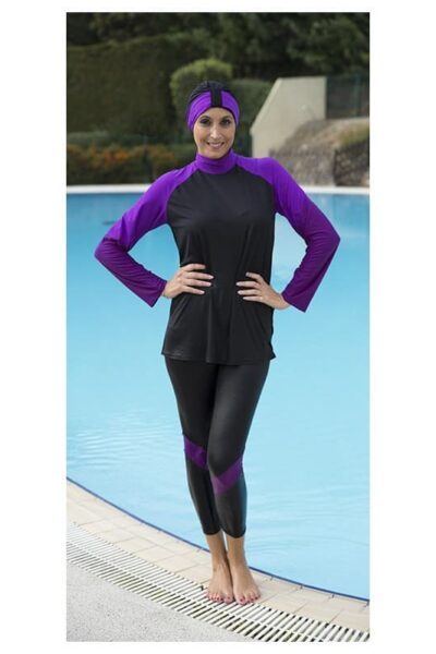 Leggings bicolore pour burkini