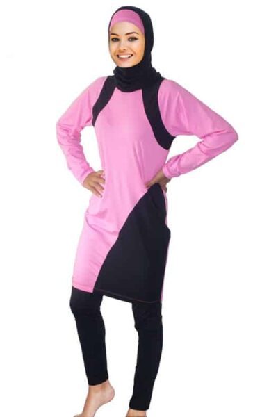 Burkini rose et noir